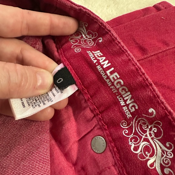 Express Jean Jegging Red - Picture 4 of 4